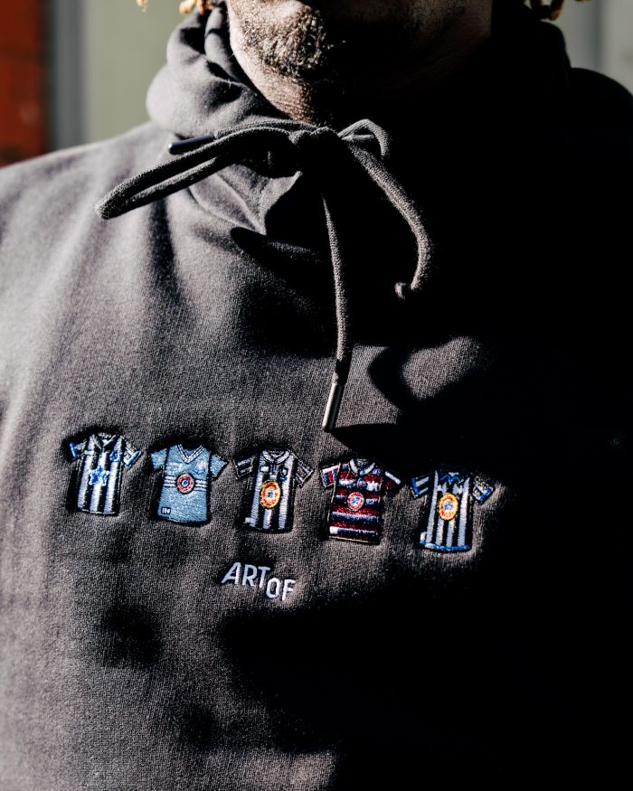 ART OF Toon Embroidered Classics | Black Hoodie | Shop Football