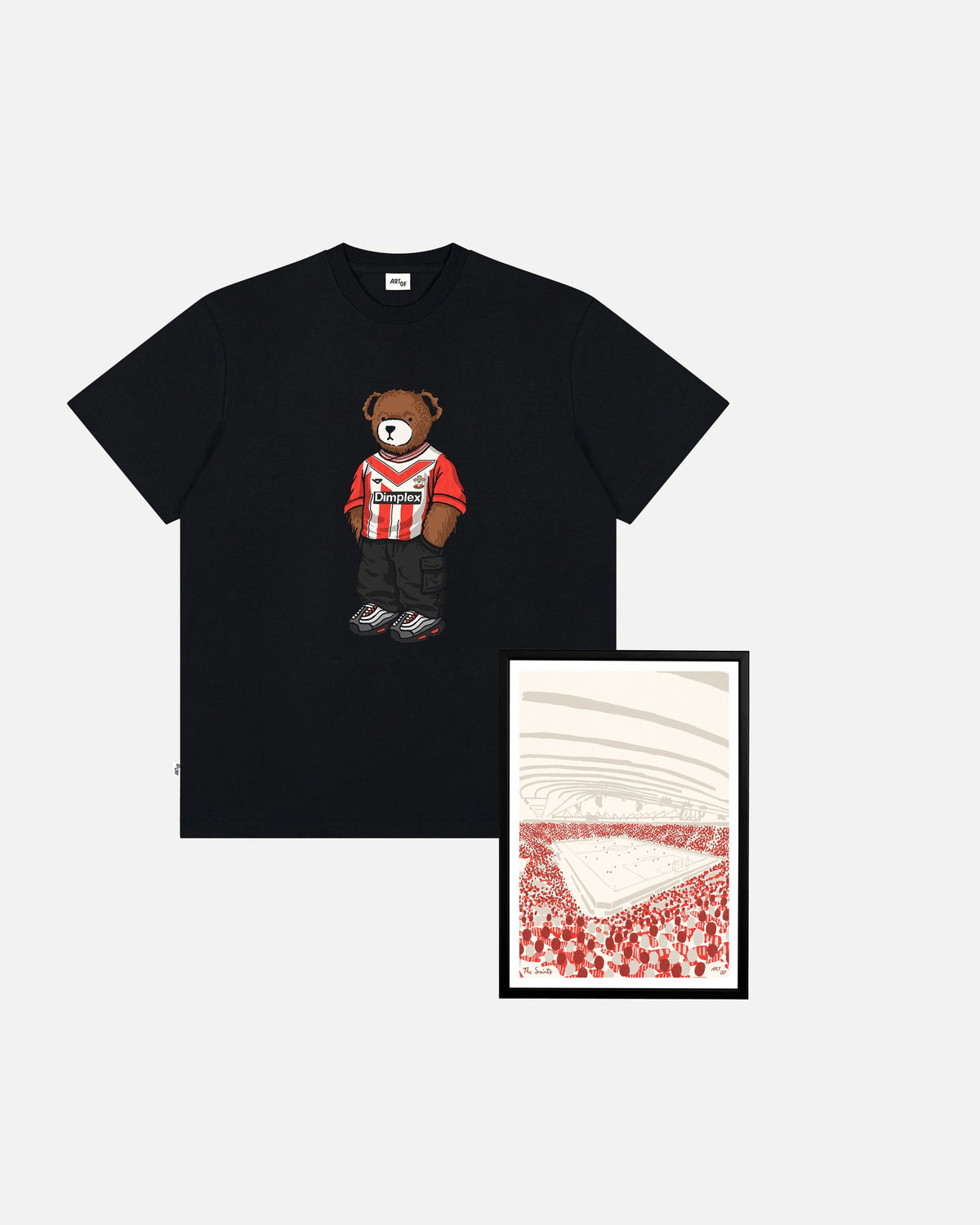 ART OF x Southampton Tee & Print Bundle | SFC Football T-Shirt & Print