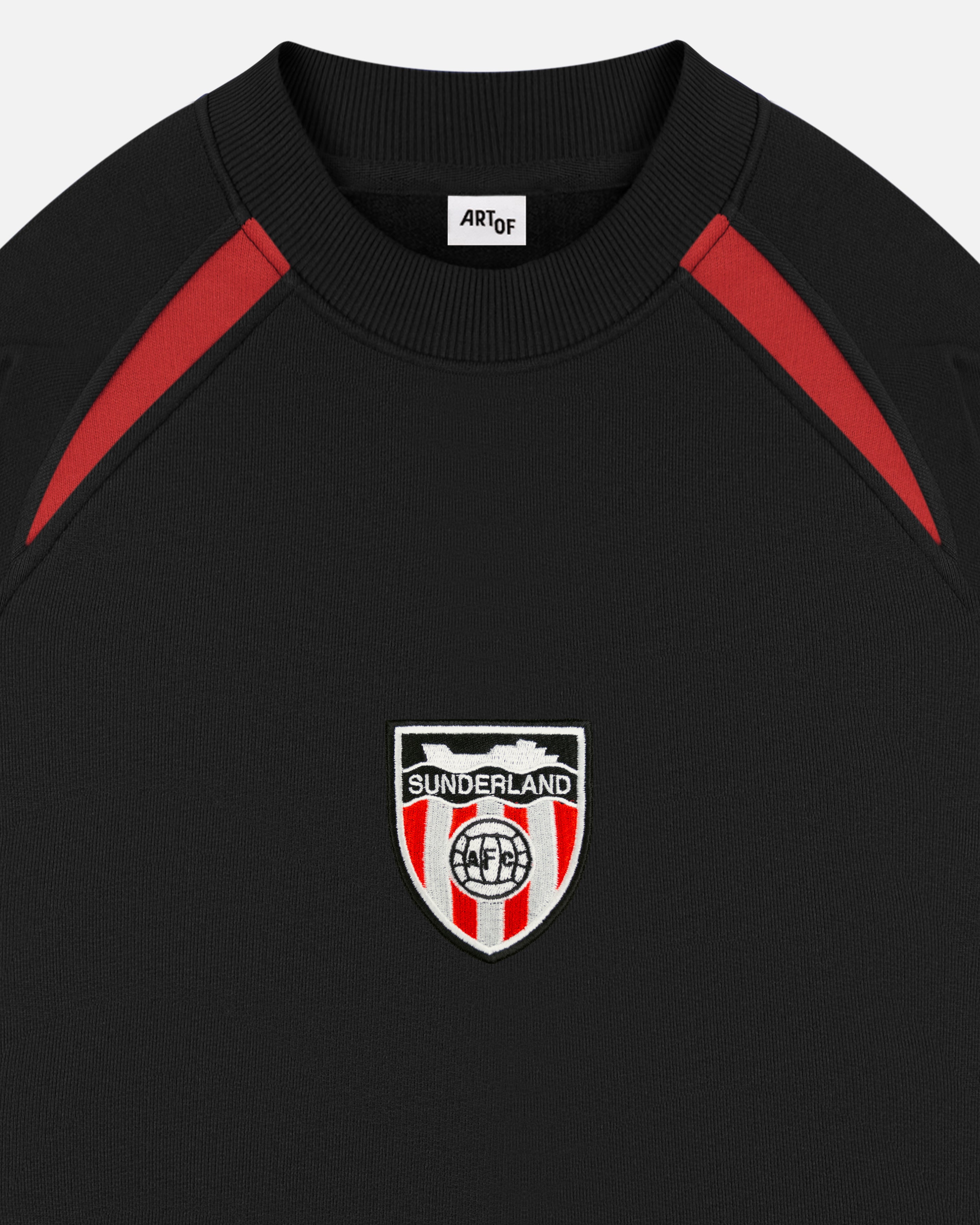 ART OF x Sunderland Black Panelled Sweat | Shop Football