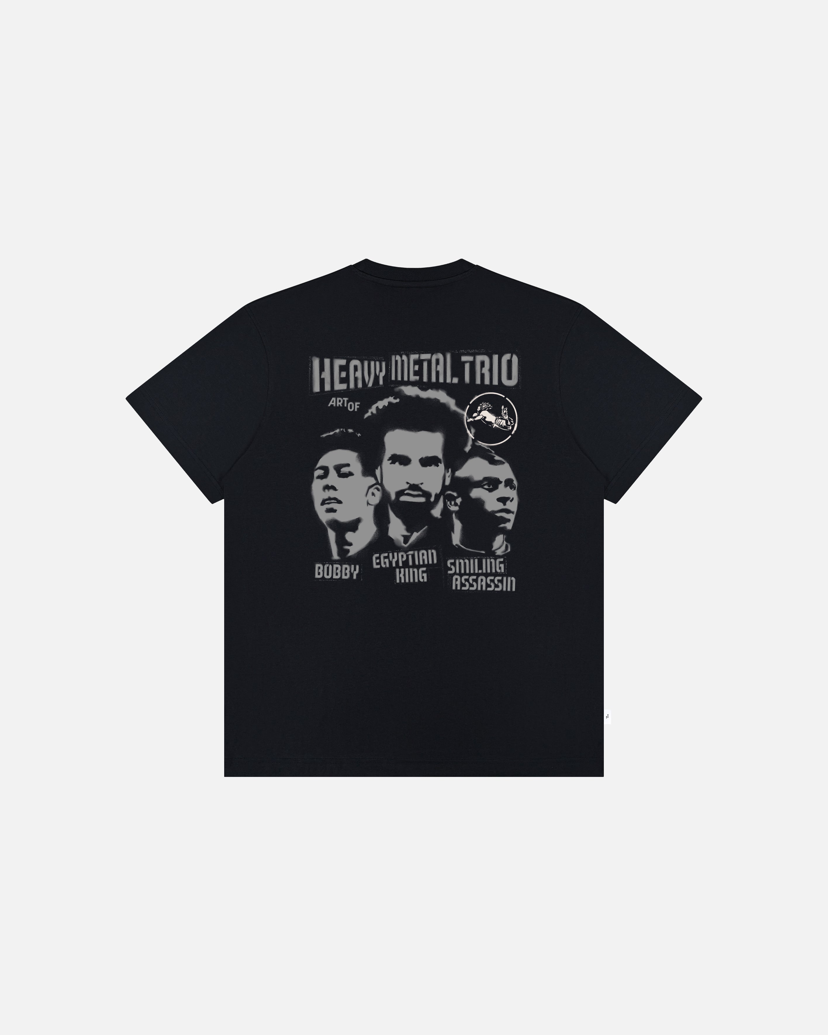 ART OF LFC Heavy Metal Trio Tee | Black Graphic Football T-shirt