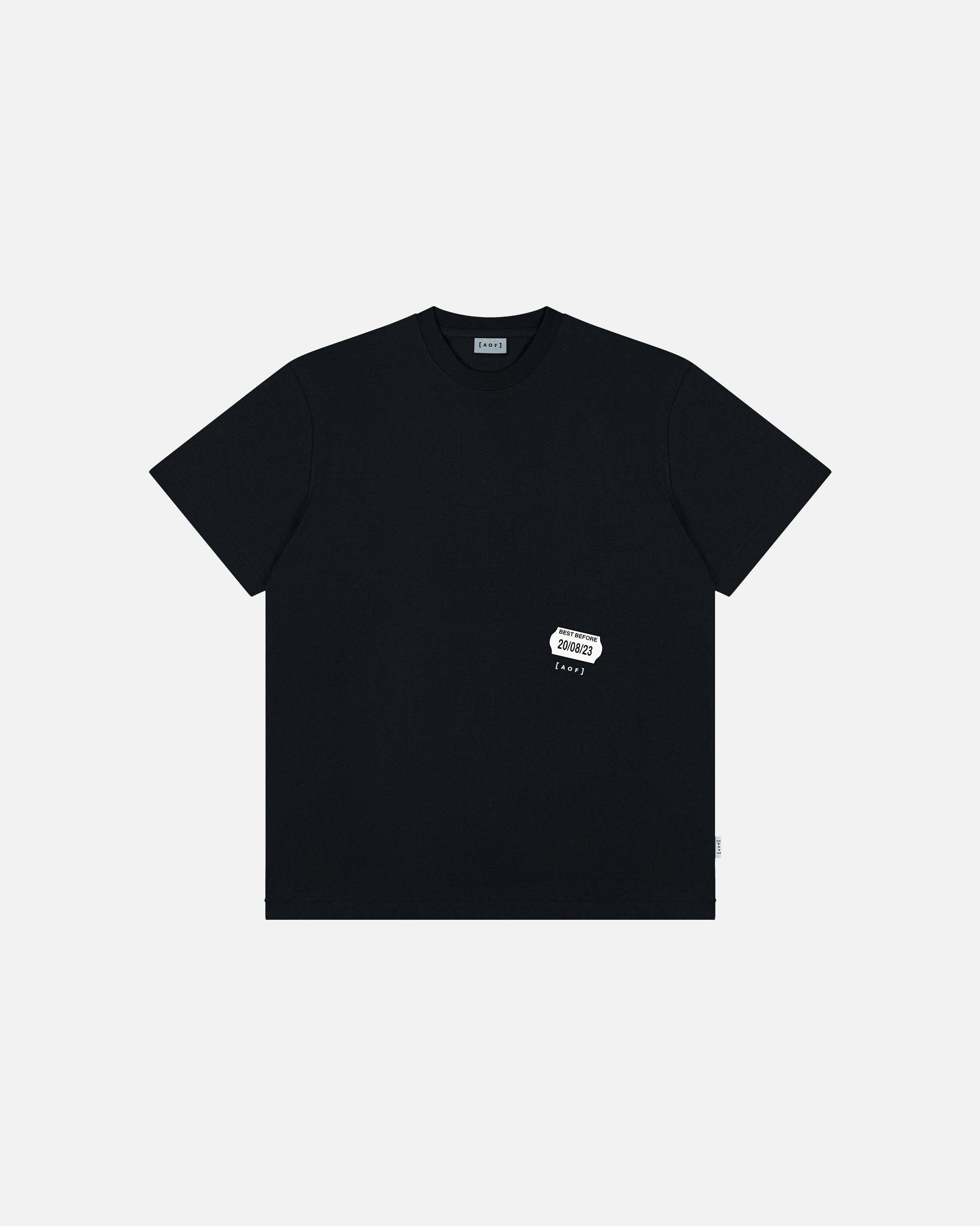 AOF Sticker Bomb Tee | Black Graphic T-shirt | Art of Football