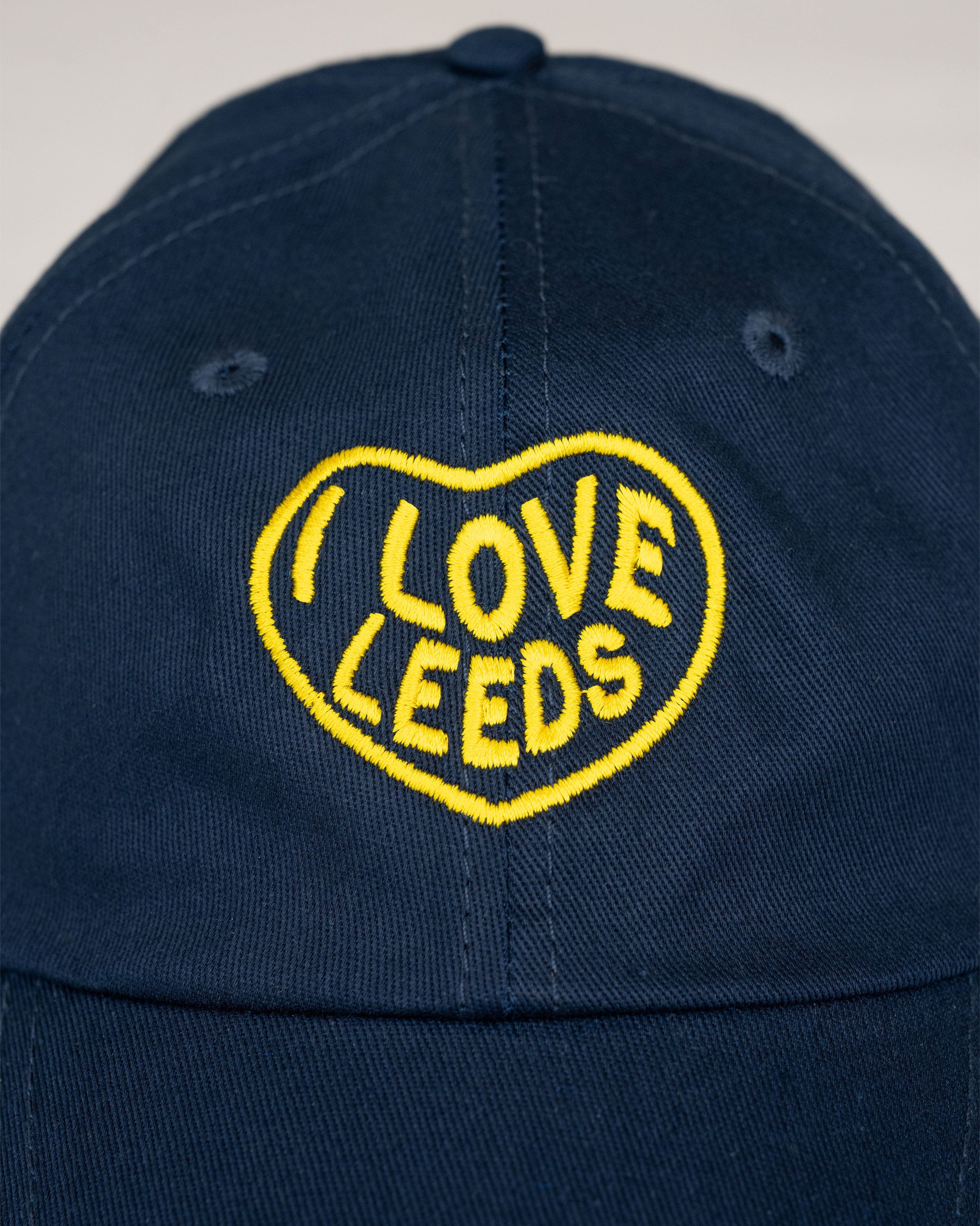 AOF I Love Leeds Cap | Navy Hat | Art of Football