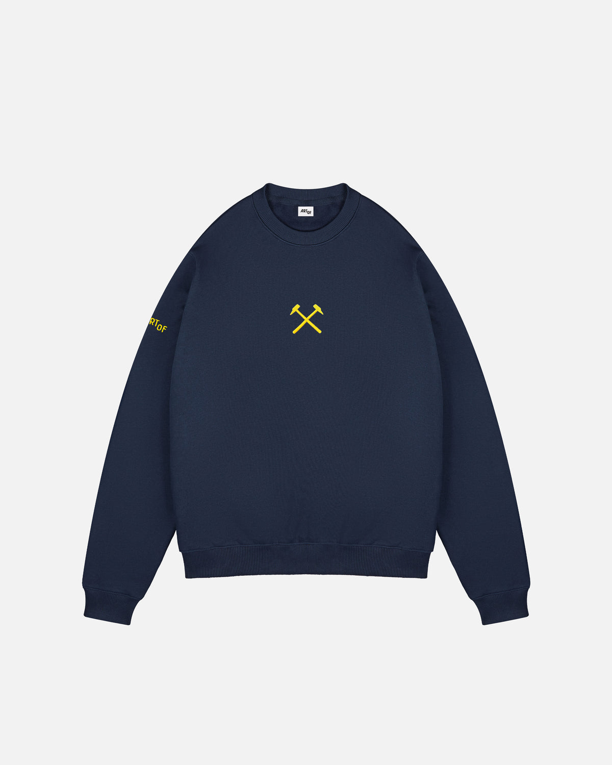 ART OF x West Ham Single Colour Crest Sweat | Navy Football Jumper
