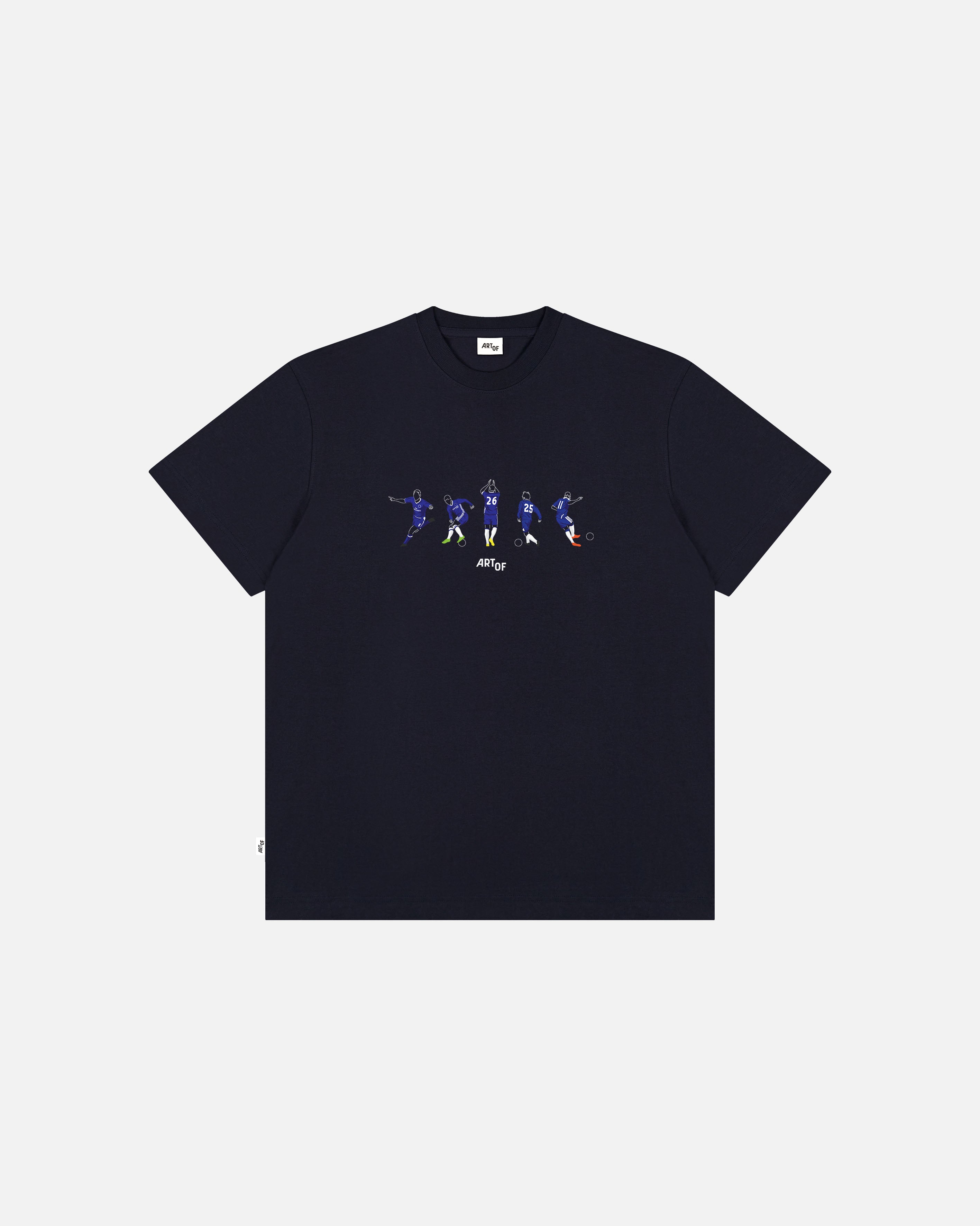 ART OF Pensioners Icons Tee | CFC Navy Graphic Football T-shirt