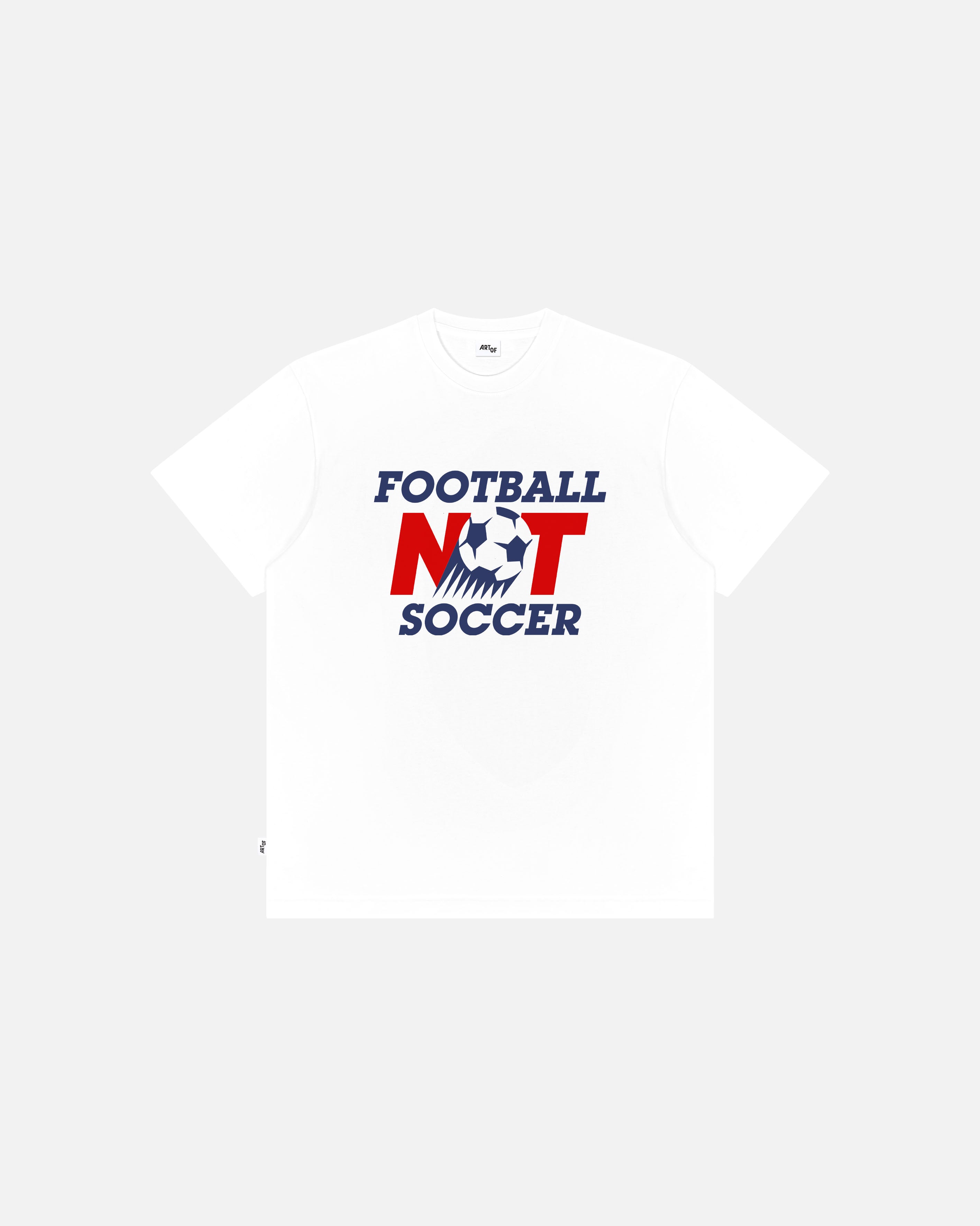 ART OF Football Not Soccer Tee | White Graphic Football T-shirt