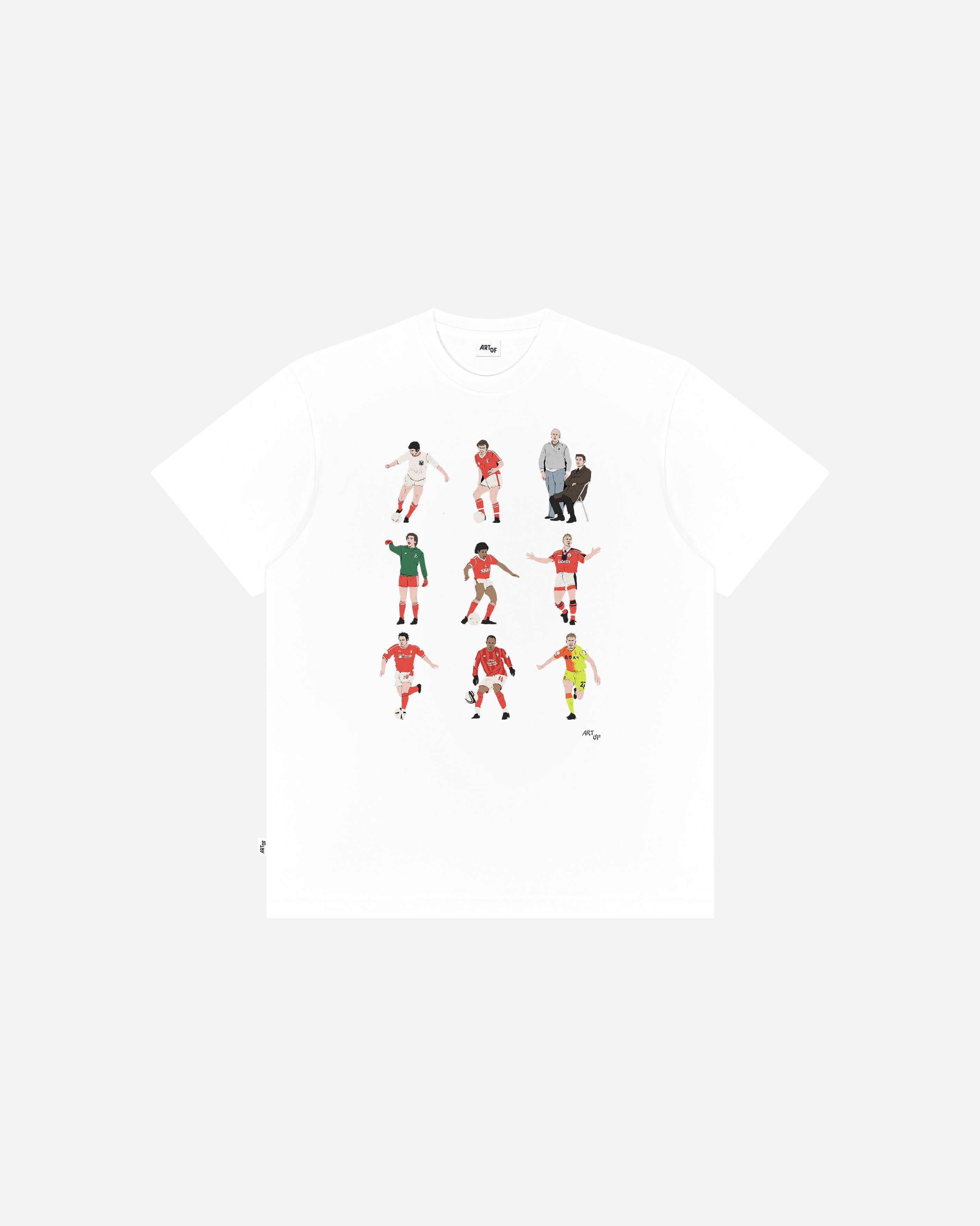 ART OF x Forest Generations Tee | NFFC White Graphic Football T-shirt