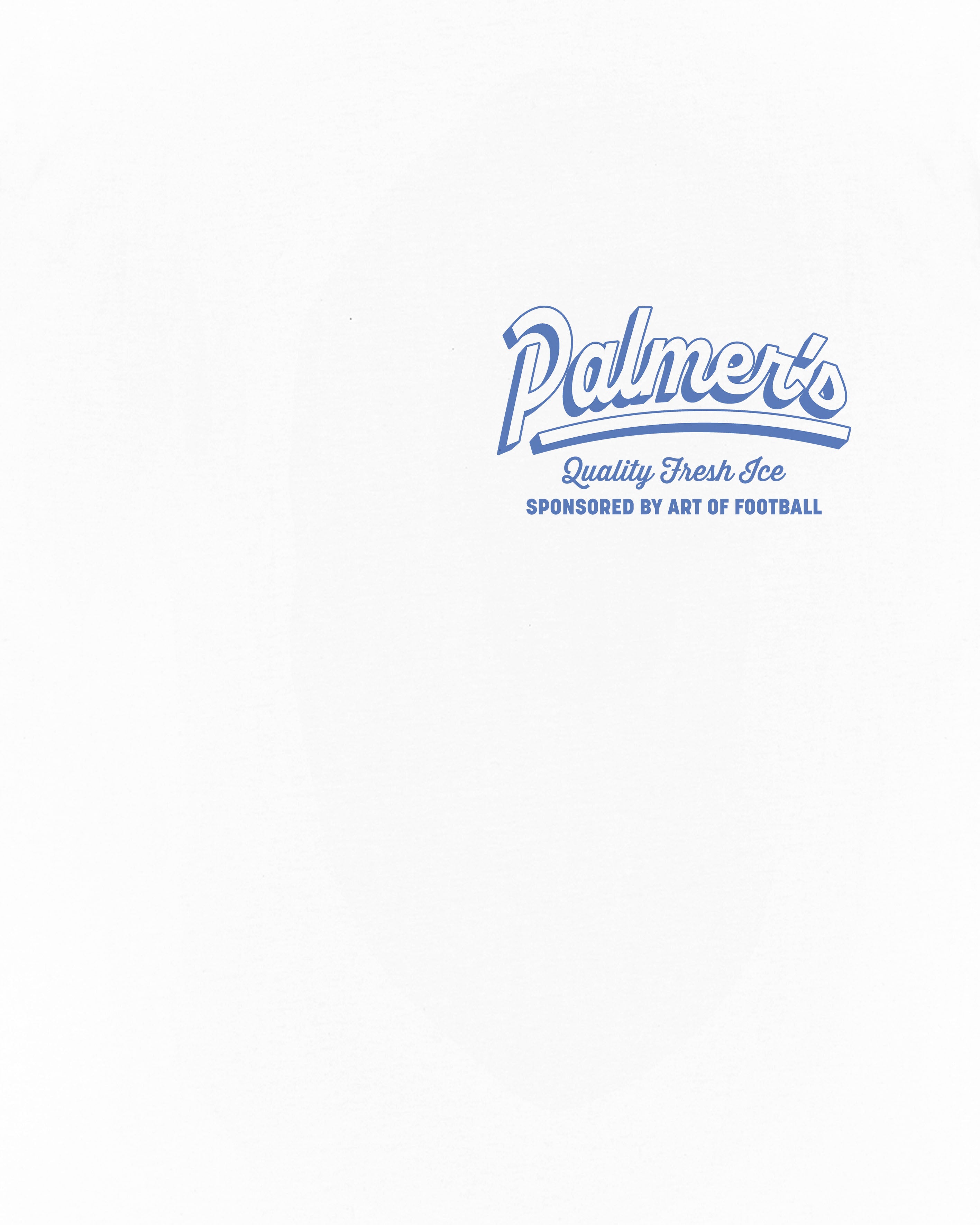 ART OF Cold Since 2002 Tee | CFC White Graphic Football T-shirt