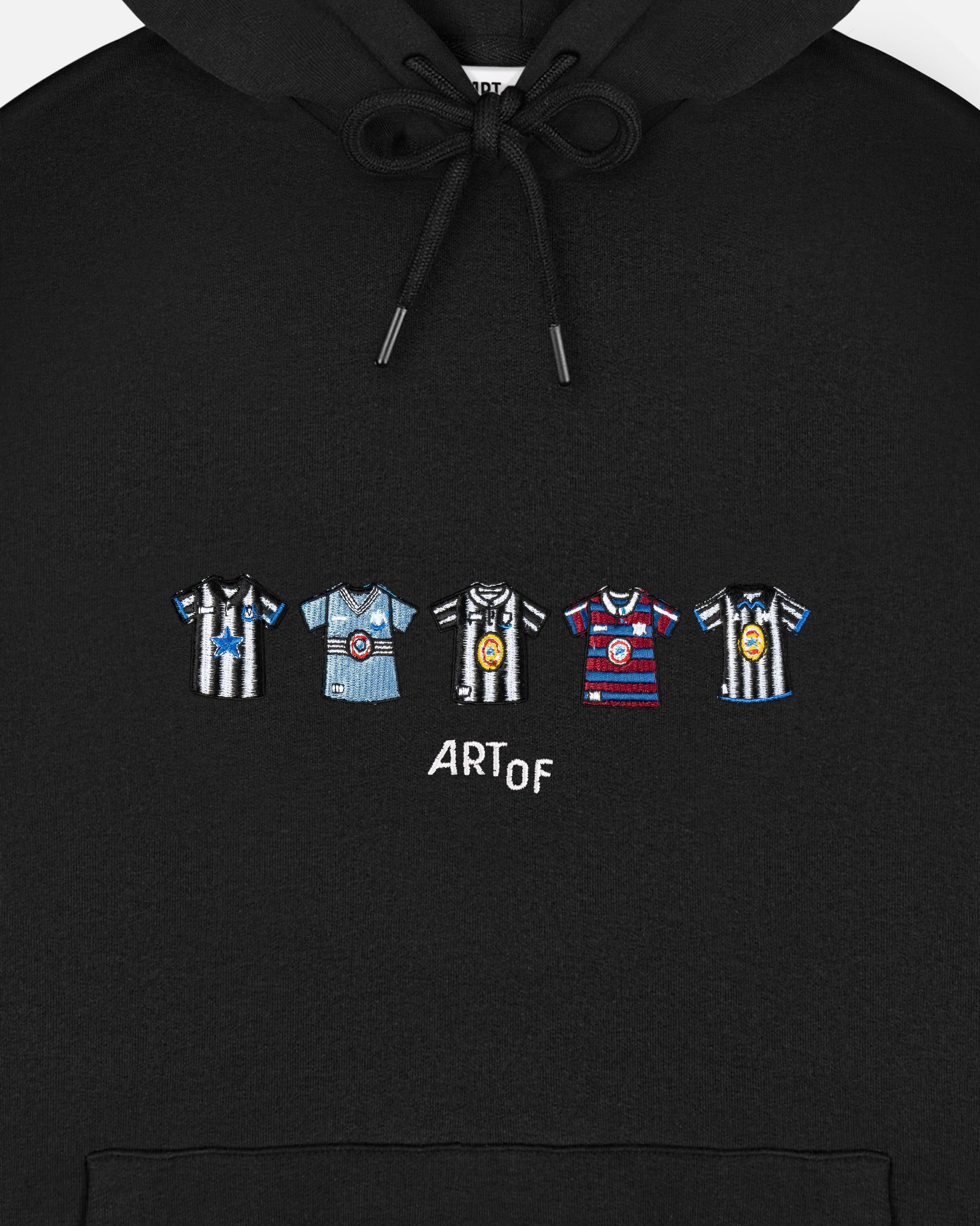 ART OF Toon Embroidered Classics | Black Hoodie | Shop Football
