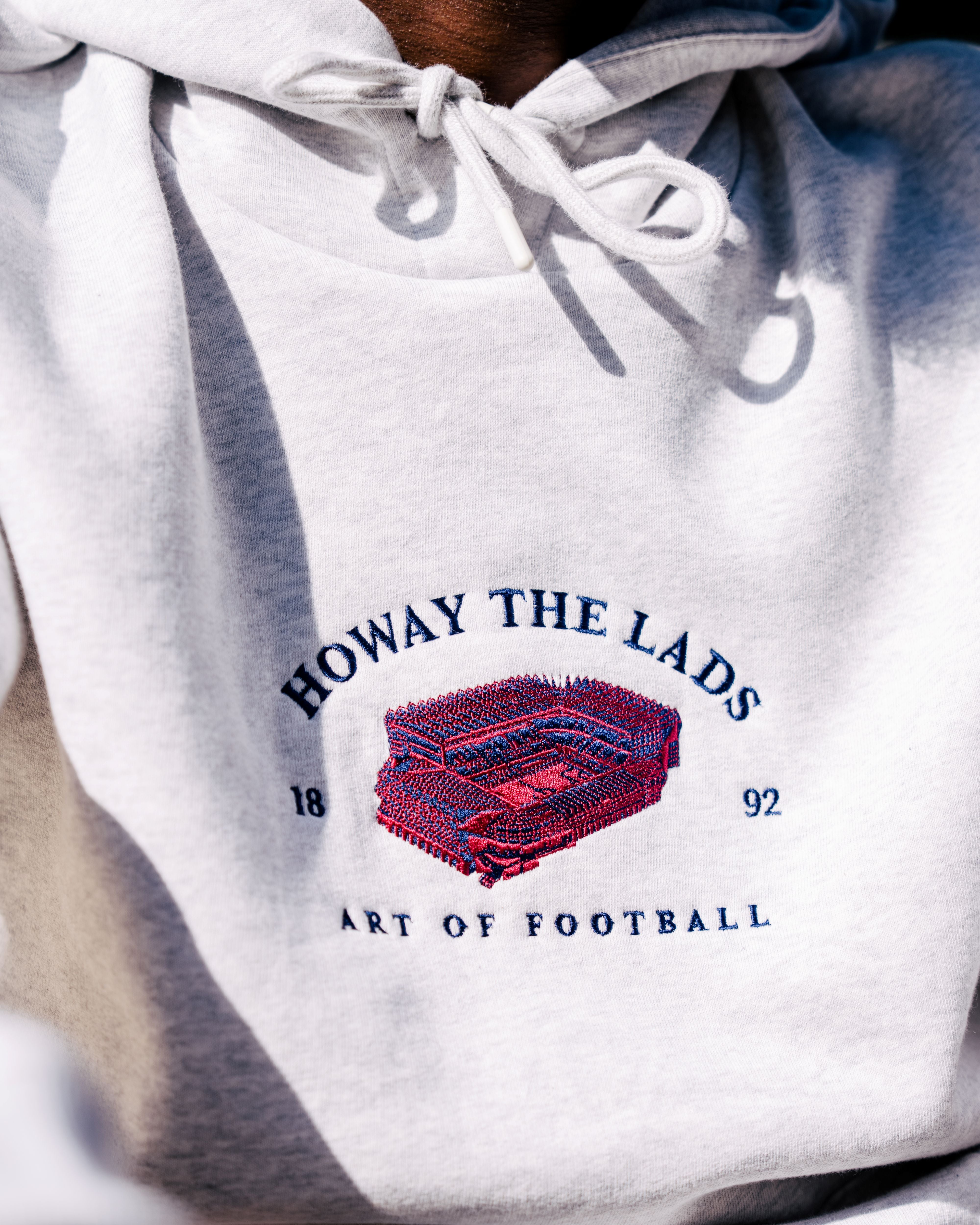 ART OF Toon Stadium Hoodie | NUFC Embroidered Football Sweat