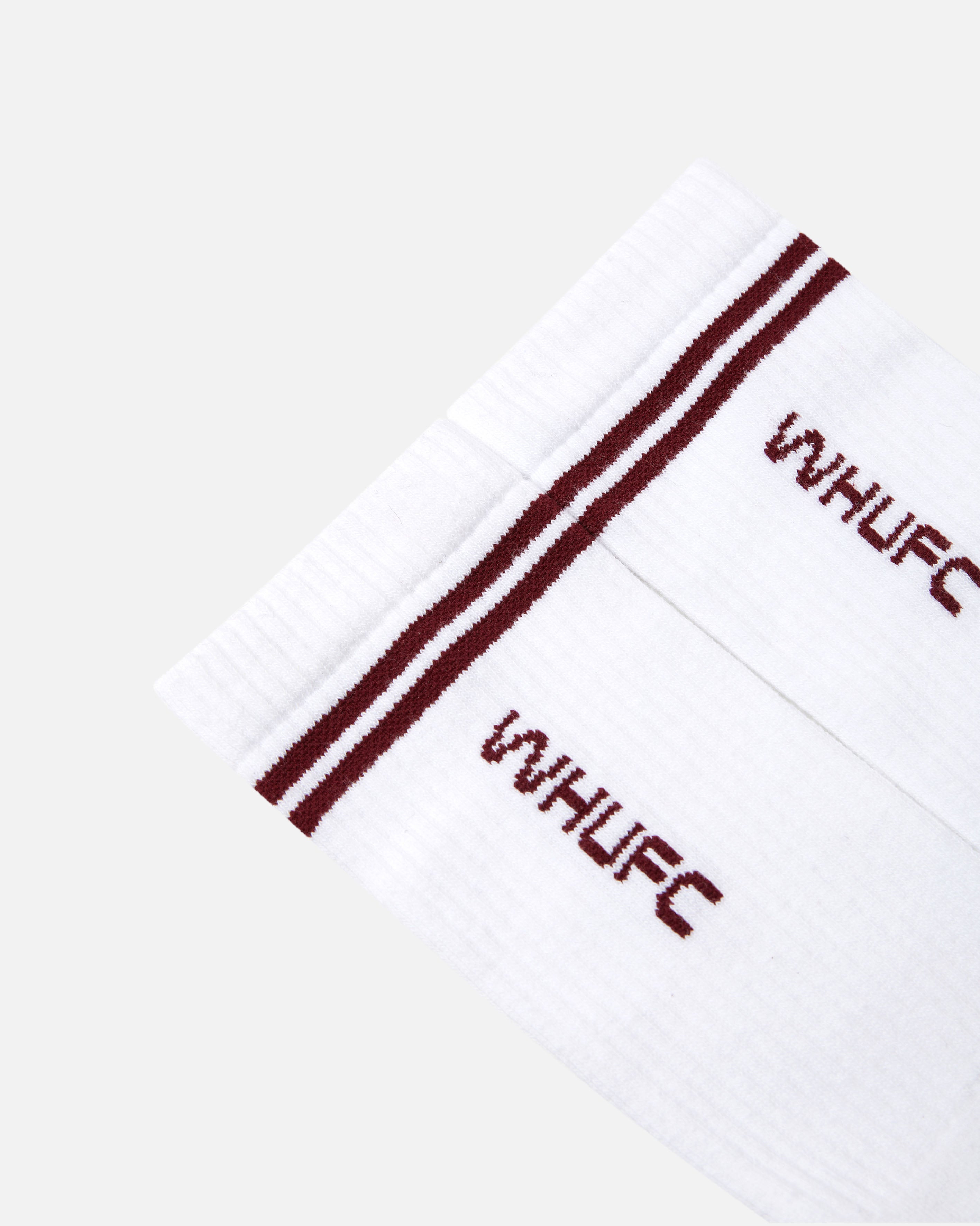 ART OF Football x West Ham Stripe Socks | AOF White Accessories
