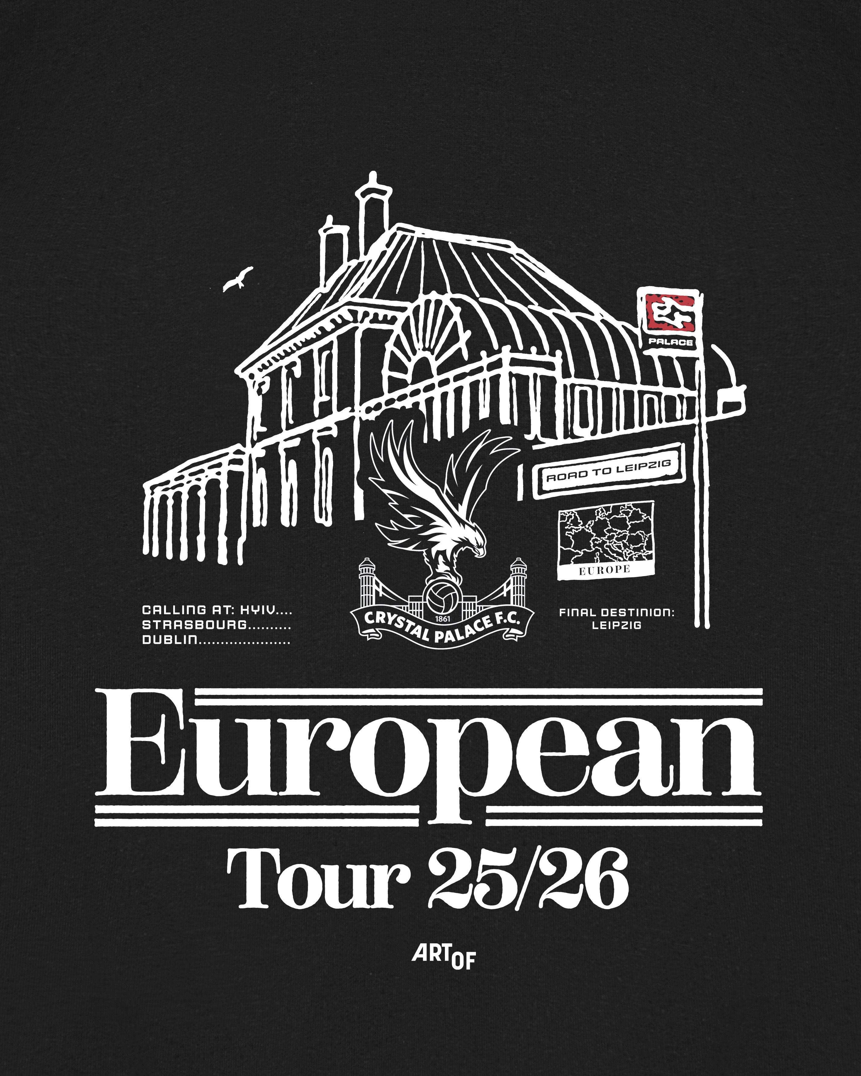 ART OF x Crystal Palace European Tour Sweat | Printed Football Jumper
