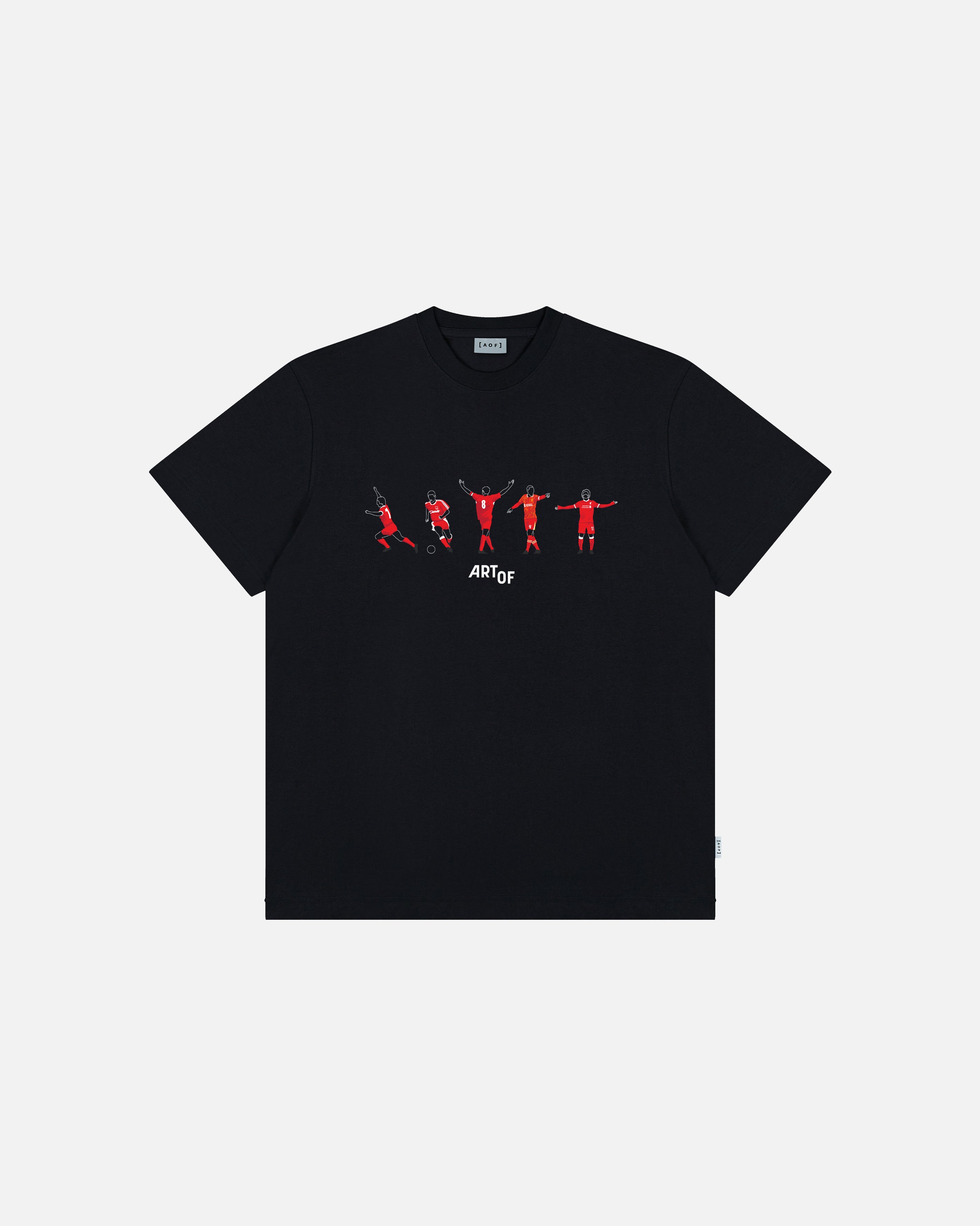 ART OF LFC Printed Icons Tee | Black Graphic Football T-shirt