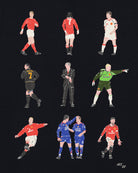ART OF x United Generations Tee | MUFC Black Graphic Football T-shirt