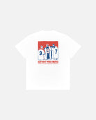 ART OF x CALM - ENG Support Your Mates Tee | White Football T-shirt