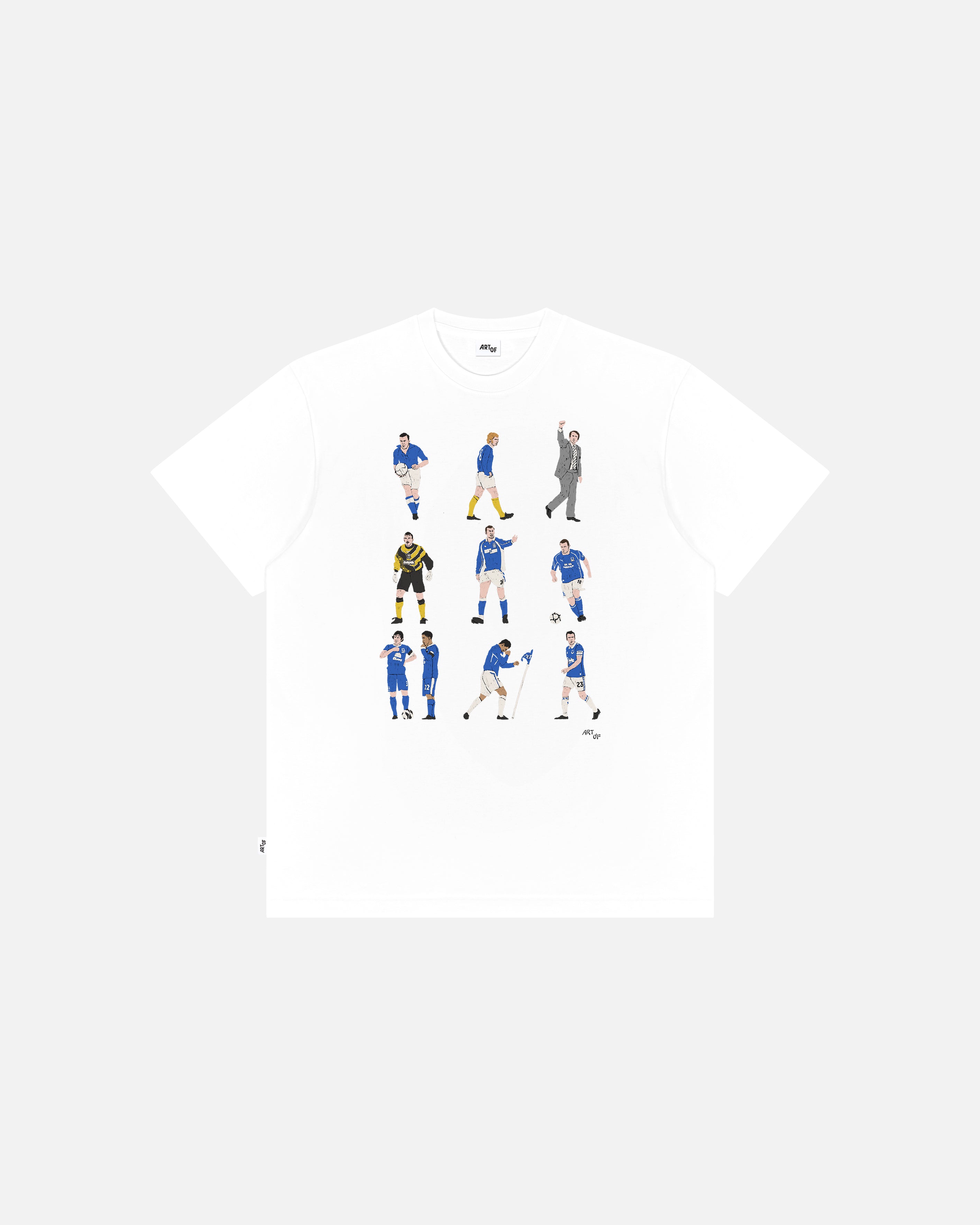ART OF x Everton Generations Tee | EFC White Graphic Football T-shirt
