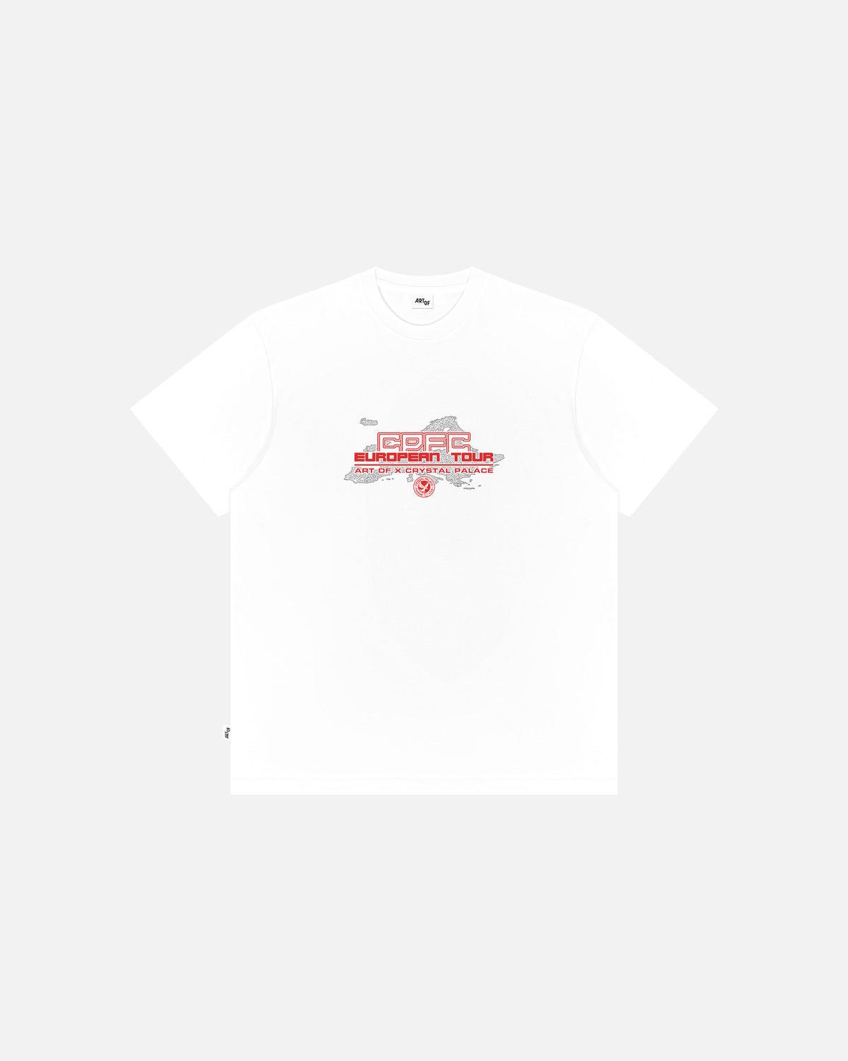 ART OF Crystal Palace 26/27 European Tour Tee | White Football T-shirt